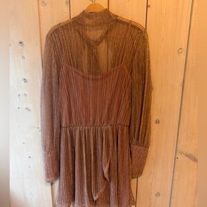 Black Halo Dusty Pink Knit Top